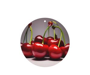Ambientadores de coche con patrón de cerezas chilenas, 6 unidades, forma redonda, para colgar, tabletas de aromaterapia, ambientadores perfumados para dormitorio y baño