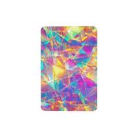 Ambientadores de coche con patrón de colores mixtos de arcoíris claro, 4 unidades, tarjetas perfumadas colgantes, tarjetas perfumadas para coche, tabletas de aromaterapia