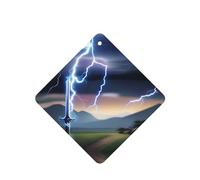 Ambientadores de coche con patrón de espada y relámpago, 4 unidades, tabletas cuadradas de aromaterapia, ambientadores perfumados para dormitorio y baño