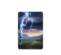 Ambientadores de coche con patrón de espada y relámpago, 6 unidades, rectangulares colgantes, tabletas de aromaterapia, ambientadores perfumados para dormitorio y baño