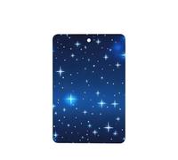Ambientadores de coche con patrón de estrella azul, 4 unidades, rectangulares colgantes, tabletas de aromaterapia, ambientadores perfumados para dormitorio y baño
