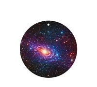 Ambientadores de coche con patrón de estrellas giratorias, 4 unidades, forma redonda, para colgar, tabletas de aromaterapia, ambientadores perfumados para dormitorio y baño