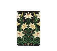 Ambientadores de coche con patrón de flores de lirio, 4 unidades, tarjetas perfumadas colgantes, tarjetas perfumadas para coche, tabletas de aromaterapia