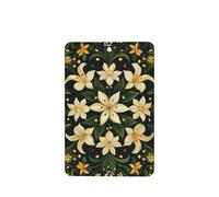 Ambientadores de coche con patrón de flores de lirio, 4 unidades, tarjetas perfumadas para colgar, tarjetas perfumadas para coche, tabletas de aromaterapia