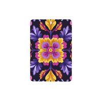 Ambientadores de coche con patrón de flores moradas, amarillas y rosas, 4 unidades, tarjetas perfumadas para colgar, tarjetas perfumadas para coche, tabletas de aromaterapia