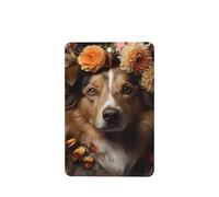 Ambientadores de coche con patrón de flores para perro, 6 unidades, tabletas rectangulares de aromaterapia, ambientadores perfumados para dormitorio y baño