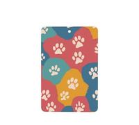 Ambientadores de coche con patrón de huellas de animales vintage, 4 unidades, tarjetas perfumadas colgantes, tarjetas perfumadas para coche, tabletas de aromaterapia