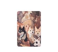 Ambientadores de coche con patrón de imágenes de perro, 6 unidades, rectangulares colgantes, tabletas de aromaterapia, ambientadores perfumados para dormitorio y baño