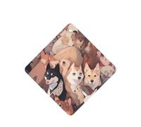 Ambientadores de coche con patrón de imágenes de perro, 6 unidades, tabletas cuadradas de aromaterapia, ambientadores perfumados para dormitorio y baño