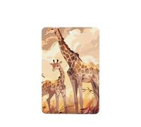 Ambientadores de coche con patrón de jirafa madre e hijo, 6 unidades, tabletas rectangulares de aromaterapia, ambientadores perfumados para dormitorio y baño