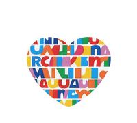 Ambientadores de coche con patrón de letras mayúsculas e inferiores, 6 unidades, en forma de corazón, tabletas de aromaterapia, ambientadores perfumados para dormitorio y baño