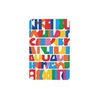 Ambientadores de coche con patrón de letras mayúsculas e inferiores, 6 unidades, tabletas rectangulares de aromaterapia, ambientadores perfumados para dormitorio y baño