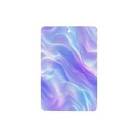 Ambientadores de coche con patrón de líneas fluidas, color morado pastel, 4 unidades, tarjetas perfumadas colgantes, tarjetas perfumadas para coche, tabletas de aromaterapia