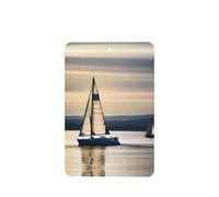 Ambientadores de coche con patrón de navegación suave, 6 unidades, rectangulares colgantes, tabletas de aromaterapia, ambientadores perfumados para dormitorio y baño