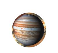 Ambientadores de coche con patrón de paisaje de Júpiter, 4 unidades, forma redonda, para colgar, tabletas de aromaterapia, ambientadores perfumados para dormitorio y baño