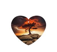 Ambientadores de coche con patrón de trueno y relámpago, 4 unidades, en forma de corazón, para colgar en tabletas de aromaterapia, ambientadores perfumados para dormitorio y baño