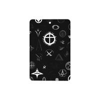 Ambientadores de coche con patrón de universo en blanco y negro, 6 unidades, tabletas rectangulares de aromaterapia, ambientadores perfumados para dormitorio y baño