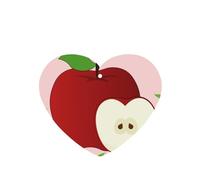 Ambientadores de coche con patrón rojo de dibujos animados, 4 unidades, en forma de corazón, para colgar en tabletas de aromaterapia, ambientadores perfumados para dormitorio y baño