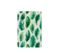 Ambientadores de coche con plumas de acuarela, verde esmeralda y crema, 4 tarjetas perfumadas colgantes, tarjetas perfumadas para coche, tabletas de aromaterapia