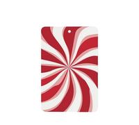 Ambientadores de coche con remolino de caramelo rojo y blanco, 4 unidades, tarjetas perfumadas colgantes, tarjetas perfumadas para coche, tabletas de aromaterapia