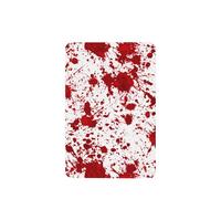 Ambientadores de coche con salpicaduras de sangre, 4 unidades, tarjetas perfumadas colgantes, tarjetas perfumadas para tabletas de aromaterapia de coche