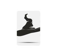 Ambientadores de coche con silueta de sombrero de Halloween, 4 unidades, tarjetas perfumadas para colgar, tarjetas perfumadas para coche, tabletas de aromaterapia