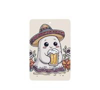 Ambientadores de coche con sombrero colorido de fantasma blanco mexicano, 4 unidades, tarjetas perfumadas colgantes, tarjetas perfumadas para coche, tabletas de aromaterapia