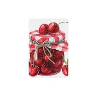 Ambientadores de coche con tarro de mermelada de cereza, 4 unidades, tarjetas perfumadas colgantes, tarjetas perfumadas para tabletas de aromaterapia de coche
