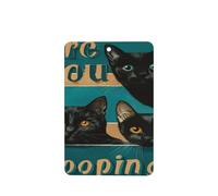 Ambientadores de coche con texto en inglés "Are You Pooping" de tres gatos negros, 4 tarjetas perfumadas colgantes, tarjetas perfumadas para coche, tabletas de aromaterapia