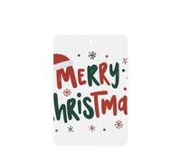 Ambientadores de coche con texto en inglés "Merry Christmas", 4 unidades, tarjetas perfumadas colgantes, tarjetas perfumadas para coche, tabletas de aromaterapia