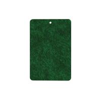 Ambientadores de coche con textura de fieltro, color verde esmeralda, 4 unidades, tarjetas perfumadas colgantes, tarjetas perfumadas para tabletas de aromaterapia de coche