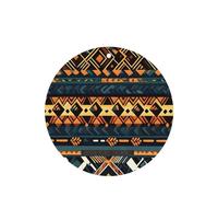 Ambientadores de coche con textura étnica tribal africana, juego de 4 tarjetas colgantes perfumadas de lavanda para el interior del vehículo, decoración de fragancia impresa de doble cara para el