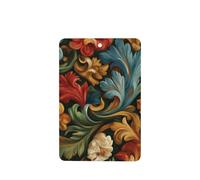 Ambientadores de coche con textura floral colorida, 4 unidades, tarjetas perfumadas colgantes, tarjetas perfumadas para coche, tabletas de aromaterapia