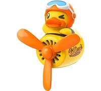 Ambientadores de coche de dibujos animados, difusor de coche de piloto de oso lindo, ambientadores de salida de aire de hélice. Perfume de coche adecuado para decoración interior del coche (pato)