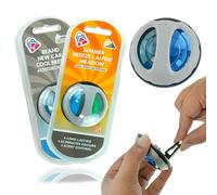 Ambientadores de coche de doble aroma, dos en uno, gira para cambiar, ambientadores de clip de ventilación, ambientador de coche de 5,5 cm con clip desmontable