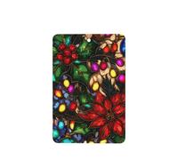 Ambientadores de coche de estilo vitral de Navidad ricamente decorados, 4 tarjetas perfumadas colgantes, tarjetas perfumadas para coche, tabletas de aromaterapia