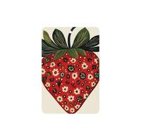 Ambientadores de coche de fresa con patrones florales, 4 unidades, tarjetas perfumadas colgantes, tarjetas perfumadas para coche, tabletas de aromaterapia