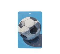 Ambientadores de coche de fútbol inglés en blanco y negro, 4 unidades, tarjetas perfumadas colgantes, tarjetas perfumadas para coche, tabletas de aromaterapia