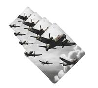 Ambientadores de coche de la Guerra Mundial, 4 piezas, divertidos ambientadores colgantes para coche, lindos y duraderos con aroma a espejo, adornos de decoración para hombres y mujeres, cuadrados