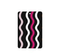 Ambientadores de coche de líneas onduladas, color blanco, negro, naranja, rojo, 4 unidades, tarjetas perfumadas colgantes, tarjetas perfumadas para coche, tabletas de aromaterapia