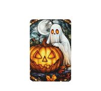 Ambientadores de coche de terror fantasma y calabaza, 4 unidades, tarjetas perfumadas colgantes, tarjetas perfumadas para coche, tabletas de aromaterapia