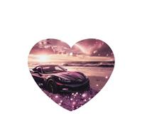 Ambientadores de coche deportivo con patrón de mar, 6 piezas en forma de corazón, pastillas de aromaterapia para colgar, ambientadores perfumados para dormitorio y baño
