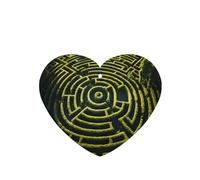 Ambientadores de coche en forma de corazón, patrón de laberintos, 6 unidades, tabletas de aromaterapia para coche, armario, zapatero, elimina olores