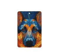 Ambientadores de coche estilo mosaico geométrico, 4 unidades, tarjetas perfumadas colgantes, tarjetas perfumadas para coche, tabletas de aromaterapia