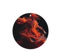 Ambientadores de coche Fire Dancer, 6 unidades, divertidos ambientadores colgantes para coche, lindos y duraderos con aroma a espejo, adornos de decoración para regalo, accesorios de decoración