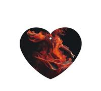 Ambientadores de coche Fire Dancer, 6 unidades, divertidos ambientadores colgantes para coche, lindos y duraderos con aroma a espejo, adornos de decoración para regalo, accesorios de decoración