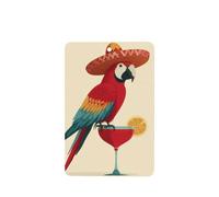 Ambientadores de coche Parrot In A Sombrero, 4 unidades, tarjetas perfumadas colgantes, tarjetas perfumadas para coche, tabletas de aromaterapia