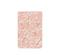 Ambientadores de coche pequeñas con flores blancas sobre rosa, 4 tarjetas perfumadas colgantes, tarjetas perfumadas para coche, tabletas de aromaterapia