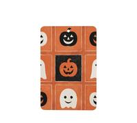 Ambientadores de coche retro con caras de calabaza de Halloween, 4 unidades, tarjetas perfumadas colgantes, tarjetas perfumadas para coche, tabletas de aromaterapia