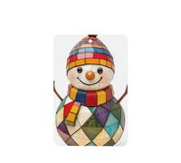 Ambientadores de coche retro con diseño de muñeco de nieve, 4 unidades, tarjetas perfumadas colgantes, tarjetas perfumadas para coche, tabletas de aromaterapia
